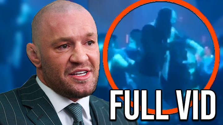 Conor McGregor Knocks Out Man in Ibiza Nightclub (Full Footage)