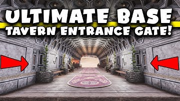 Ultimate Base Tavern Entrance Gate! | Main Entrance Gate | Conan Exiles