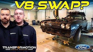 The V8 Ford Capri Build Just Got Serious — Engine & Gearbox Finally In!