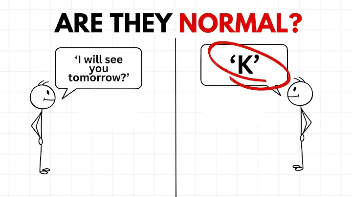 What is Wrong with People Who Reply ' K'  or Take Hours to Text Back?