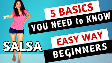5 SALSA Basics YOU NEED to Start! TOTAL BEGINNERS - No Partner Needed