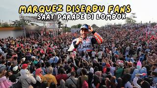 Marc Diserbu Fans, Ribuan Orang Padati Parade MotoGP di Lombok