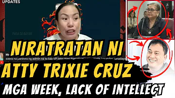 Nakakakilabot Na Pagratrat Ni Atty Trixie Cruz Kay Philip Salvador At Gloria Mercado