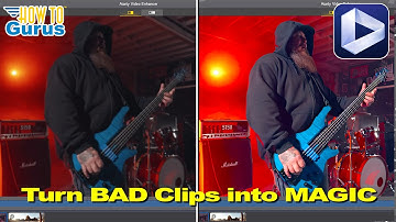 AI Makes Your Video Look PRO! 4K Upscale + De-Blur & De-Noise