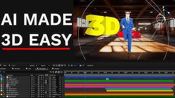 Images into 3D Environments and Objects - After Effects