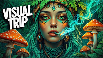 PsyDub Visual Trip 🌿 Hypnotic Psychill • Forest Mushrooms • Deep Downtempo (2025 Mix)