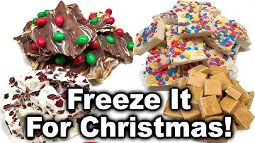 Easy Christmas Candy Recipes You Can Make Now and Freeze!