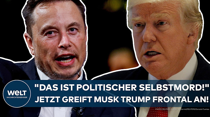 USA:  "Das ist politischer Selbstmord!" Jetzt greift Elon Musk US-Präsident Donald Trump frontal an!