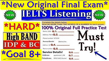 IELTS LISTENING PRACTICE TEST 2025 WITH ANSWERS | 22.11.2025