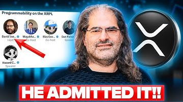 RIPPLE CTO DROPS A MASSIVE XRP BOMB ON GROUP CALL!??! (HE ADMITTED IT!!)