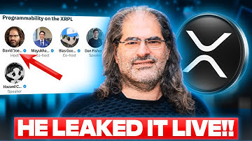 RIPPLE CTO DROPS A MASSIVE XRP BOMB ON GROUP CALL!??! (HE ADMITTED IT!!)