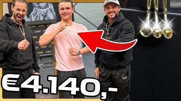 Winnaar Gouden Scoop-Ketting Drukt Telefoon Weg *Echt Goud*