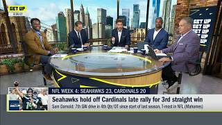 Thursday Night Football FULL REACTION 🔥 Is Sam Darnold the KEY for Seattle? | Get Up