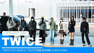 251024 TWICE Malaysia Tour Schedule Departure 4K