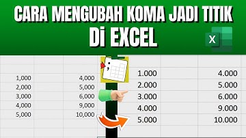 CARA MENGUBAH KOMA JADI TITIK di Excel? (Tutorial Lengkap!) ✨
