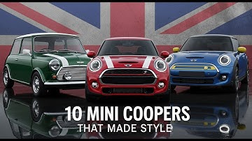 The 10 MINI COOPERS That Defined British Style!