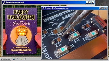 I made Shine-through PCB Pins for Halloween w/ KiCad