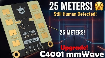 DFRobot C4001 mmWave Radar voor ESP32 25 m bereik!
