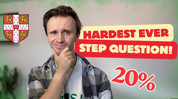 De moeilijkste toelatingsvraag voor Cambridge Maths proberen (gemiddeld 20%)