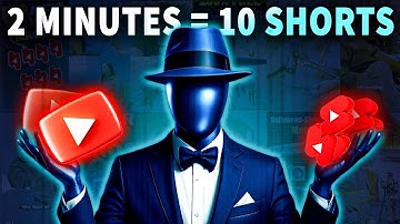 How I Turn 1 Long Video Into 20 YouTube Shorts in 2 Minutes (AI Automation)