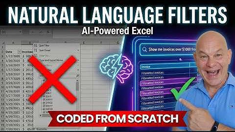 Excel Filters From Plain English?! 🤯