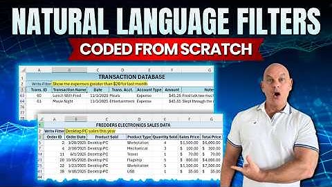 Excel Filters From Plain English?! 🤯