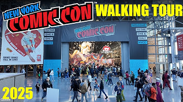 New York comic con 2025  - Show Floor Walkthrough - Full Tour - 4k