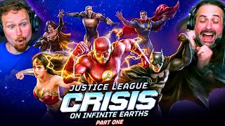JUSTICE LEAGUE: CRISIS ON INFINITE EARTHS - PART 1 (2024) MOVIE REACTION!! DC Animated | Superman