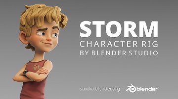 Introducing Storm - High-quality Blender 5.0 character rig