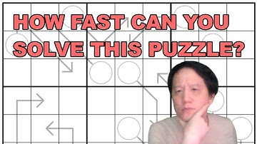 How Fast Can YOU Solve This Easy Variant Sudoku? Visible Arrows 5