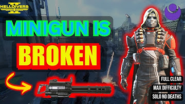 Helldivers 2: SHREDDING the Illuminate with NEW MINIGUN – Deathless Solo Max Difficulty