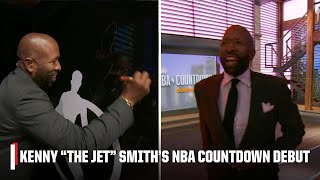 Kenny 'The Jet' Smith makes his NBA Countdown debut 🤩 🙌