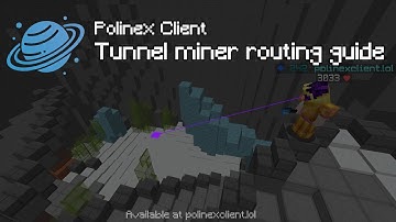Polinex Client Tunnel Miner macro routing guide | Hypixel Skyblock mining