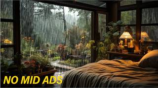 【2M】 SOOTHING RAIN SOUND at the forest make you sleep well | Goodbye insomnia with Rain