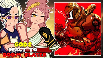 Gods React to Doom Slayer AS New Participant On The Human Side || Record of Ragnarok || Gacha React