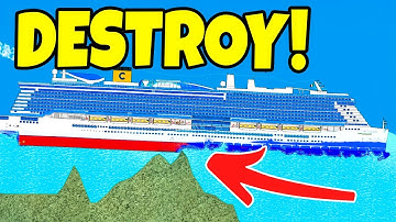 Doing EVERYTHING In My Power To Destroy This Cruise Ship  Floating Sandbox