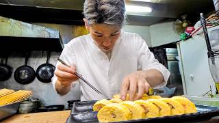 A look at a day in the life of a late-night diner run by the owner of Japan's best rolled omelet!
