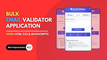 Building an Email Validator with HTML, CSS & JavaScript