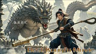 Kung Fu Flim!The Beast God is revived to rule the world,but is beaten by a kung fu lad with a stick!