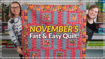 Beautiful Gallery Pattern - November's Quilt of the Month