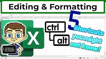 Five Lesser-Known Excel Editing & Formatting Shortcuts