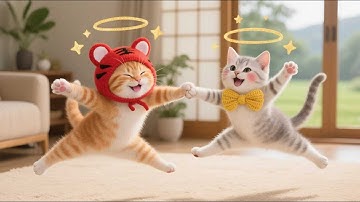 Dizzy Drunk Cat! Tiger-Hat Kitten Mistakenly Drank Rice Wine!