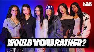 KATSEYE Are Divided In Hilarious Game Of Would You Rather? | LADbible Entertainment