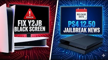 FIX PS5 Black Screen (Y2JB) + PS4 12.50 Jailbreak Release Date News