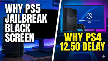 FIX PS5 Black Screen (Y2JB) + PS4 12.50 Jailbreak Release Date News
