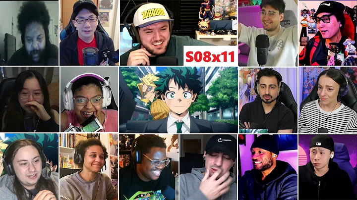 [4K] My Hero Academia Season 8 Episode 11 MEGA Reaction Mashup - Boku no Hero Academia FINALE