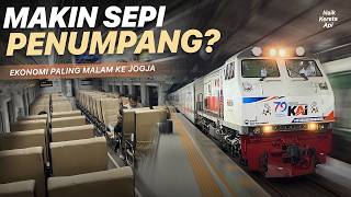 KERETA KE JOGJA KOK SEPI PENUMPANG? Naik KA Malioboro Ekspres Ekonomi