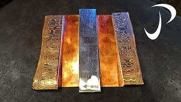 I Tried Making A Damascus Knife With Copper And WOW