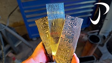 I Tried Making A Damascus Knife With Copper And WOW