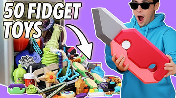 Top 50 Fidget Toys 3D Printed - Highly Satisfying